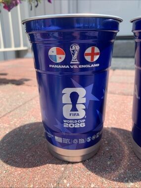 🆕- WORLD CUP Michelob Ultra Cups (Set of 4) 🇵🇦 PANAMA VS. ENGLAND 🏴󠁧󠁢󠁥󠁮󠁧󠁿